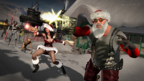 Santa vs The Zombie Apocalypse